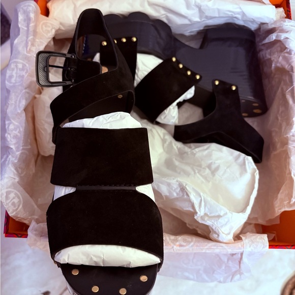 Tory Burch Shoes - Tory Burch Black Platform Sandals